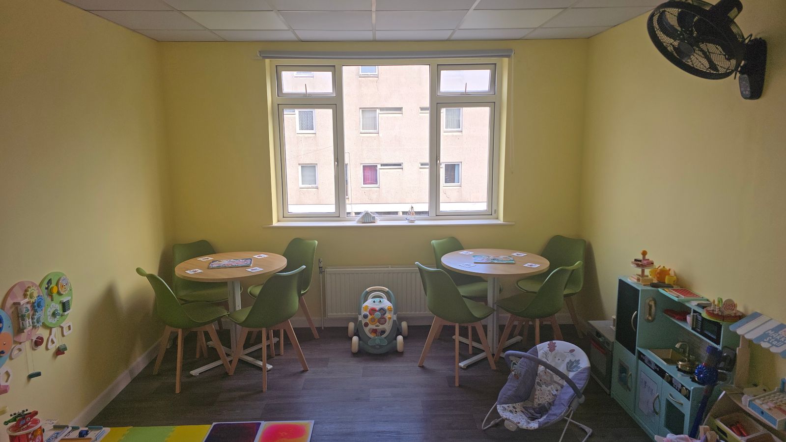 The Galley seating area